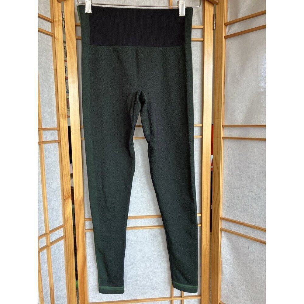 Outdoor Voices Compression Leggings Women’s Small, Green & Black, Running Yoga
